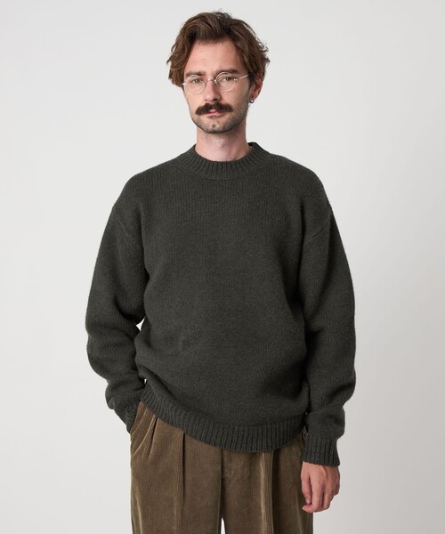 セール】＜Steven Alan＞ ハミルトンラムズウール ハイクルーネック