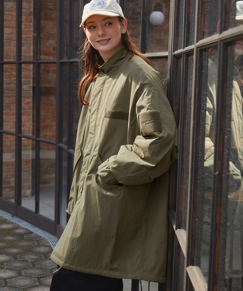 セール】撥水ストレッチナイロン モンスター ミリタリー中綿モッズ