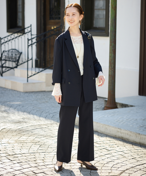 SLOBE IENA（スローブイエナ）の「レースフレアスリーブブラウス