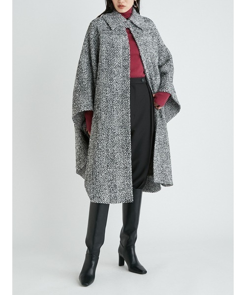 Mila Owen（ミラオーウェン）の「ビッグカラーケープコート（その他