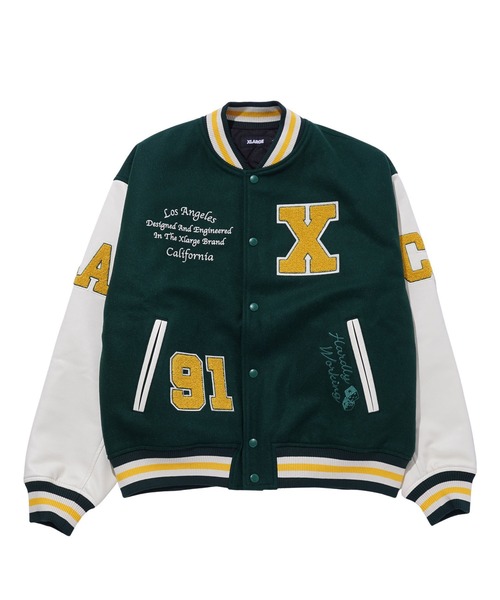 XLARGE（エクストララージ）の「OG LOGO VARSITY JACKET（スタジャン