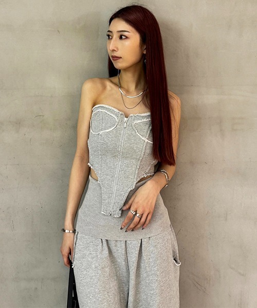 JOSE MOON（ジョゼムーン）の「SWEAT BUSTIER/スウェットビスチェ