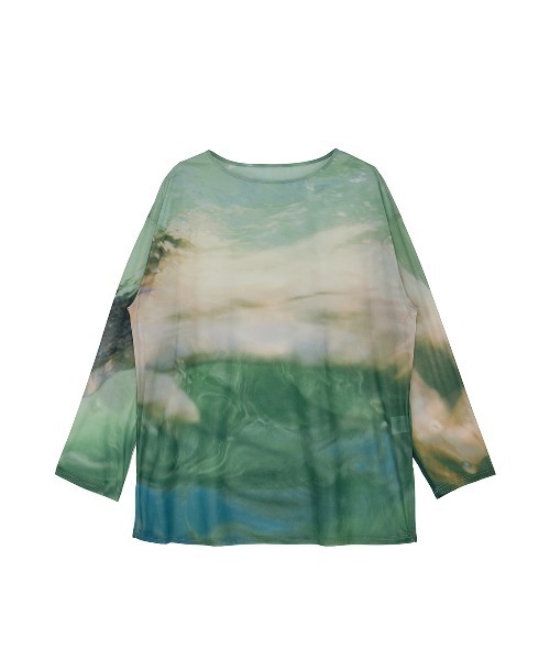 Silvia Conde Olivan×Ameri SHEER TOP（Tシャツ/カットソー）｜Ameri