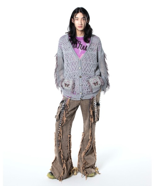 rurumu:（ルルムウ）の「rurumu:/ルルムウ/revival fringe knit