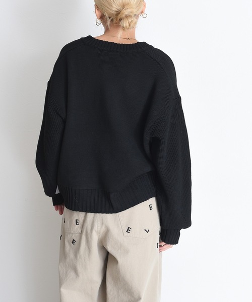 ランダムリボンフリルニットカーデ Eimee Law│Eimee Law & LHELBIE