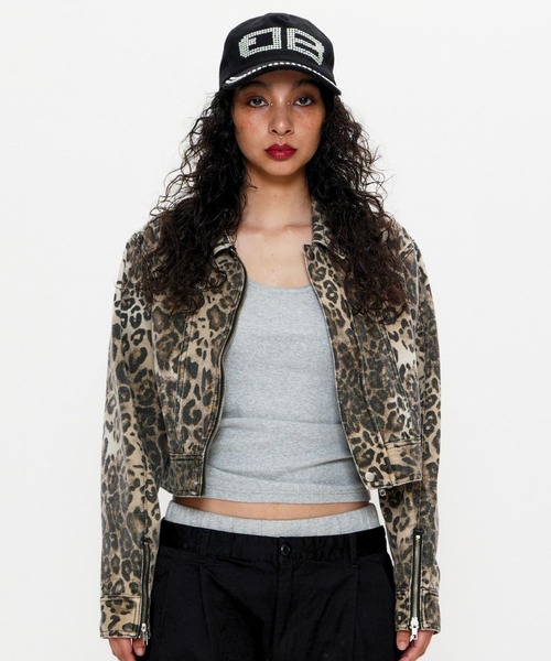 BEEDEN（ビーデン）の「LEOPARD PRINT JAKET（デニムジャケット）」 - WEAR