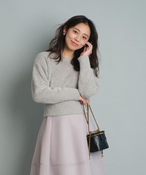 JUSGLITTY（ジャスグリッティー）の「前後2WAYラメニット（ニット