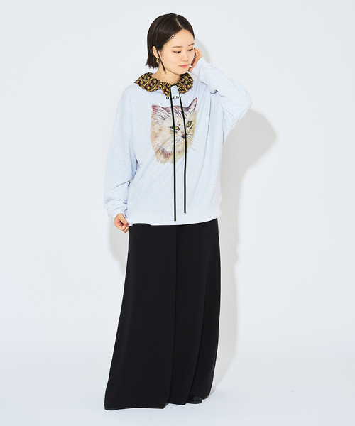 CAT PRINT スウエット（スウェット）｜HARDY NOIR（アルディーノアール