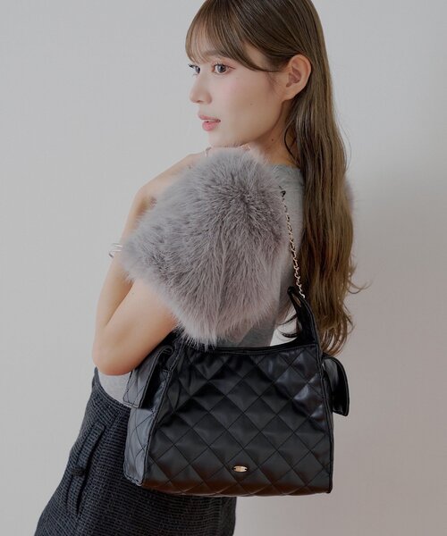 セール】2wayチェーンショルダーキルティングバッグ（ショルダーバッグ