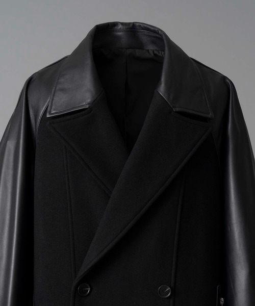 UNISEX》Sheep Leather Prime-Over Ulster Coat/シープレザープライム