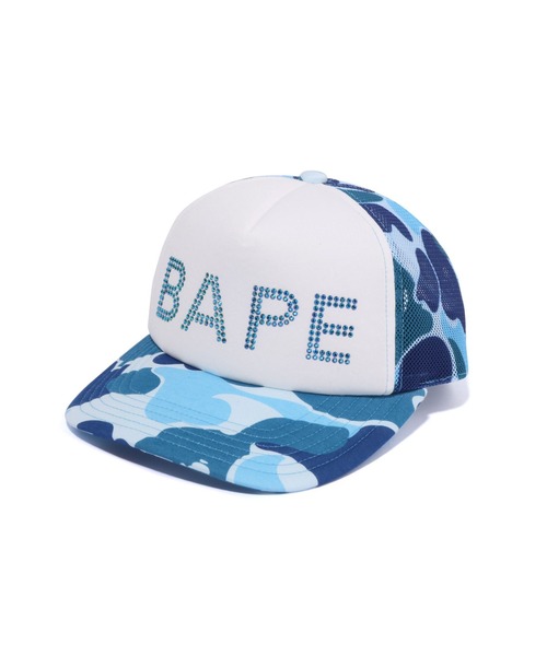ABC CAMO CRYSTAL STONE MESH CAP（キャップ）｜A BATHING APE（ア