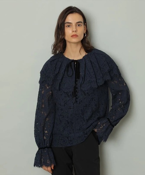 CADUNE（カデュネ）の「総レースブラウス（シャツ/ブラウス）」 - WEAR