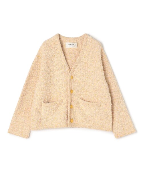 セール】ツイードニット Vネックカーディガン（カーディガン/ボレロ