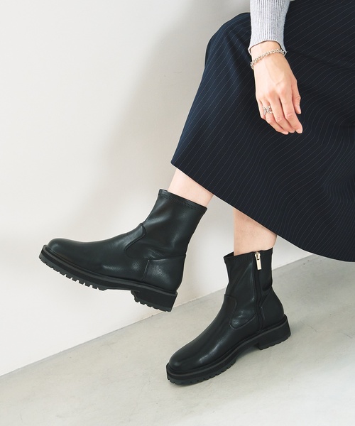 追加》トラックソールフィットショートブーツ（ブーツ）｜LE TALON