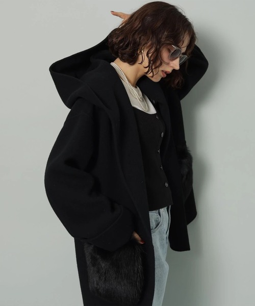 ファー付きフードリバーコート（ダウンジャケット/コート）｜Arpege