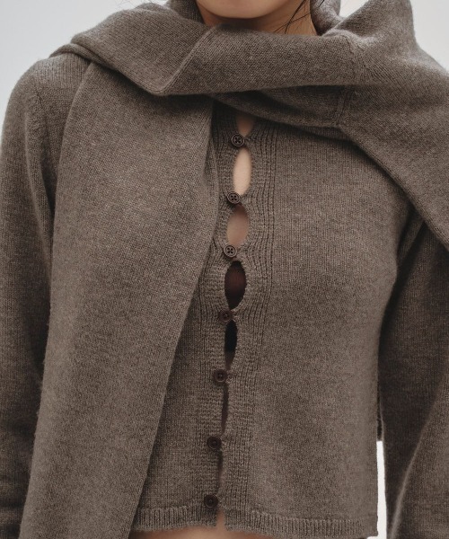 TODAYFUL/トゥデイフル】Cashmere Compact Cardigan/カシミア