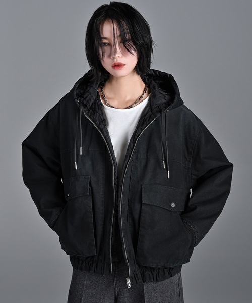 ADRER（アドラー）の「vintage make short duck blouson reversible