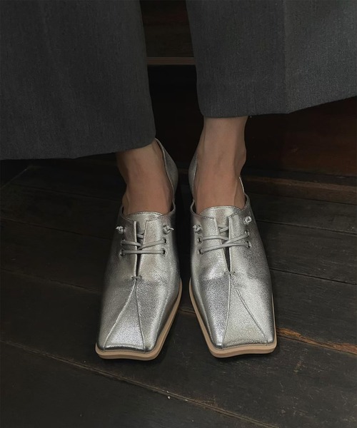 Ameri（アメリ）の「UND 2WAY SQUARE LOAFERS（ローファー）」 - WEAR