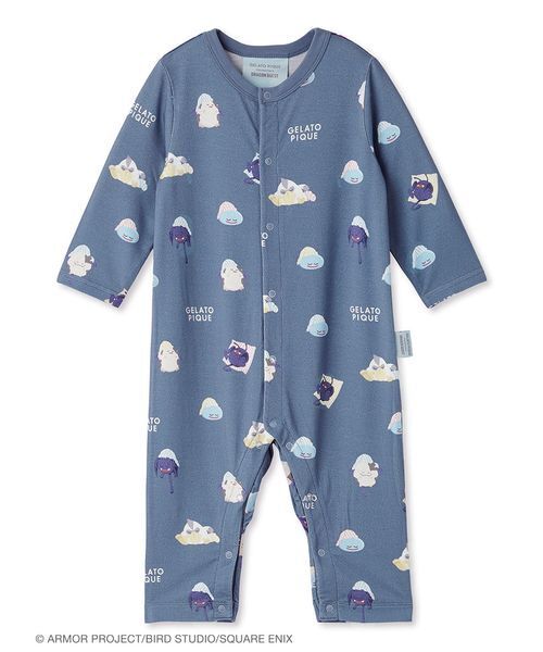 ドラゴンクエスト】【ベビー】アソートモンスター総柄ロンパース