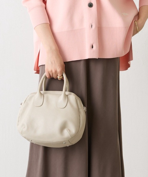 本革》ラウンドミニボストンバック（ボストンバッグ）｜BEARDSLEY