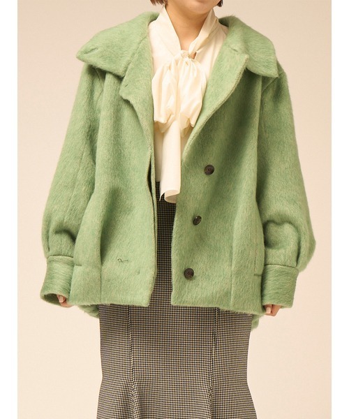 FRAY I.D（フレイアイディー）の「モヘヤシャギーハーフコート（その他