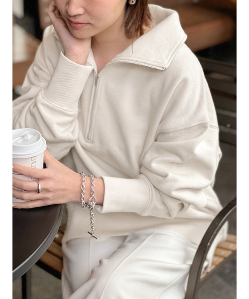 セール】【CELERI/セルリ】ハーフジップ スウェット（スウェット