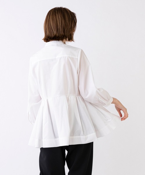 Sono（ソーノ）の「【SONO/ソーノ】パールボタン タックペプラム