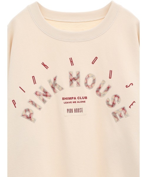 PINK HOUSE（ピンクハウス）の「ロゴプリント＆アップリケ使い