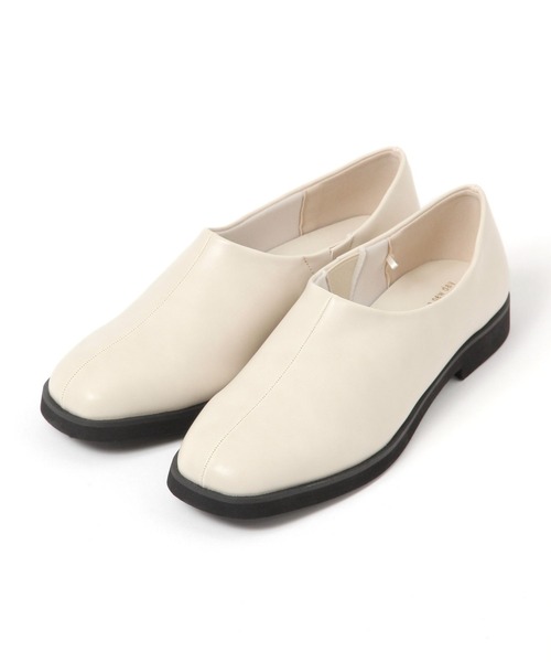 セール】軽らくスクエアトゥスリッポン（スリッポン）｜studio CLIP