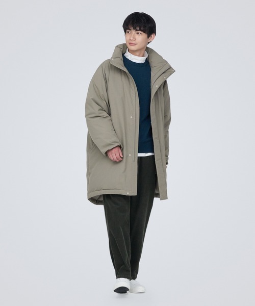 セール】撥水スタンドカラーダウンコート（ダウンジャケット/コート
