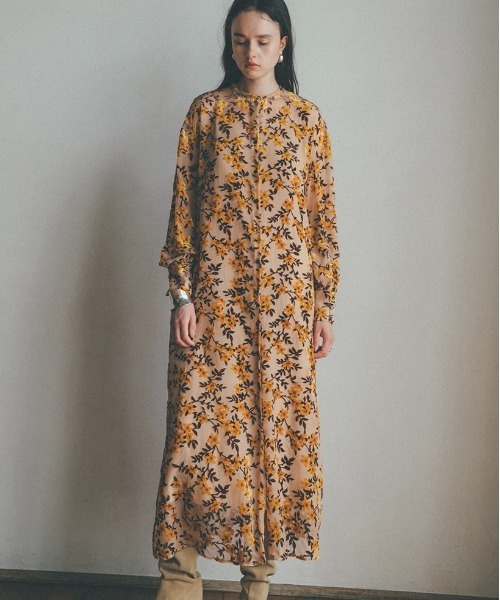 CLANE（クラネ）の「【CLANE(クラネ)】フラワーオパールバルーンワンピ