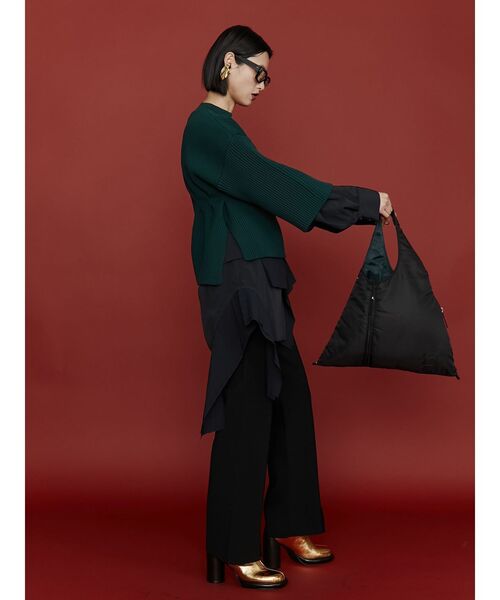 UN3D.（アンスリード）の「2WAY PADDED TRIANGLE BAG / 2WAYパデッド