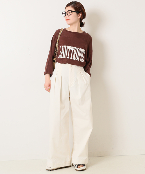 Spick & Span（スピックアンドスパン）の「ライトツイルワイドパンツ