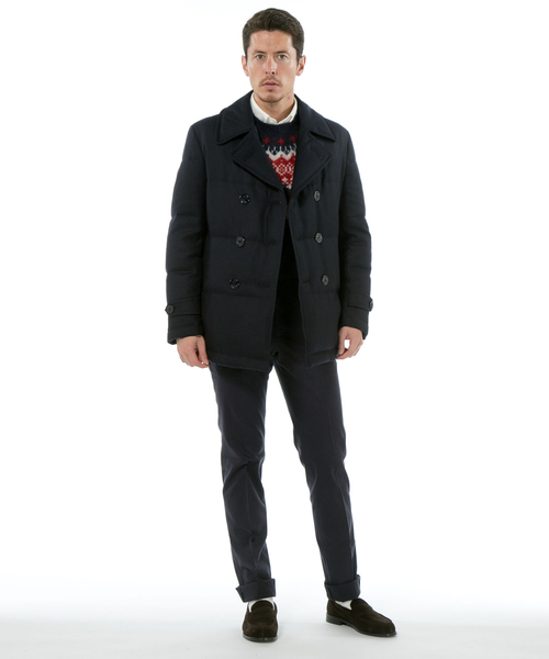 J.PRESS（ジェイプレス）の「サキソニーダウンPコート（ピーコート