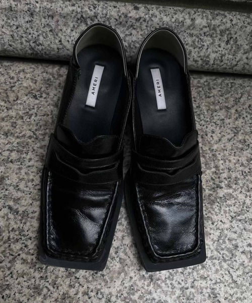 Ameri（アメリ）の「UND SQUARE TOE LOAFER（ローファー）」 - WEAR