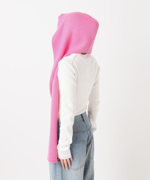 セール】Higuchi*Sカシミヤ混フードマフラー（マフラー）｜Spick