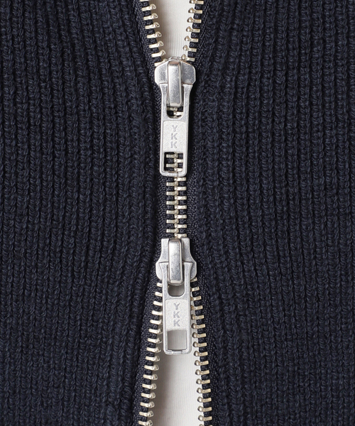 追加3》ダブルジップニットカーディガン（カーディガン/ボレロ