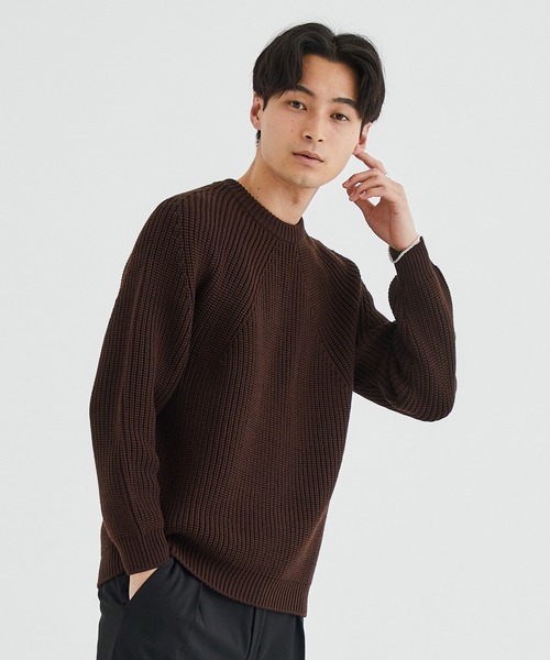 BATONER（バトナー）の「STUDIOUS別注 シグネチャークルーネックニット