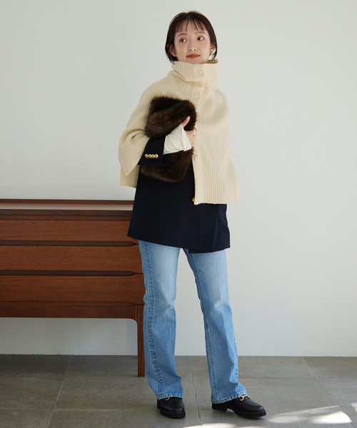 SLOBE IENA（スローブイエナ）の「ファインウール スヌード（ネック