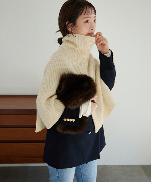 SLOBE IENA（スローブイエナ）の「ファインウール スヌード（ネック