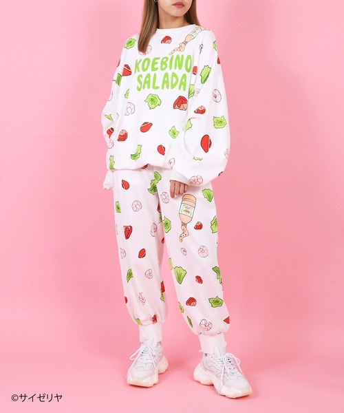 PUNYUS（プニュズ）の「サイゼリヤメニュー総柄スウェットパンツ