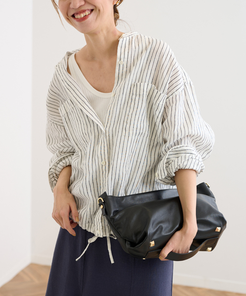 FRAMeWORK フレンチリネンドロストシャツ