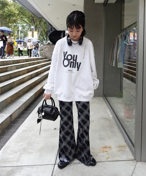 yamada企画/WEB限定】ウォッシュドロゴスウェット（スウェット