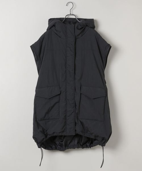 セール】【中綿入りで冬の防寒も◎】ソデ2WAYモンスターパーカーコート