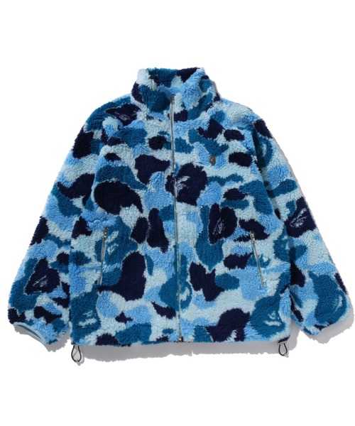 ABC CAMO METAL ONE POINT BOA JACKET（ブルゾン）｜A BATHING APE（ア