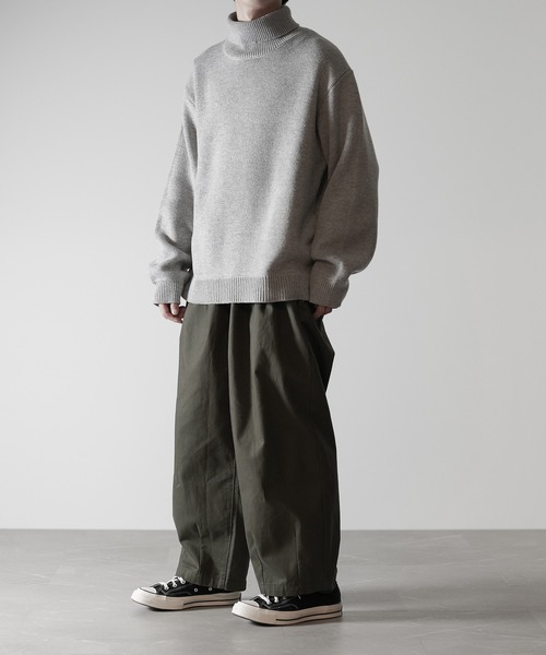 RUUBON】 relax turtle neck knit / リラックス タートルネック ニット