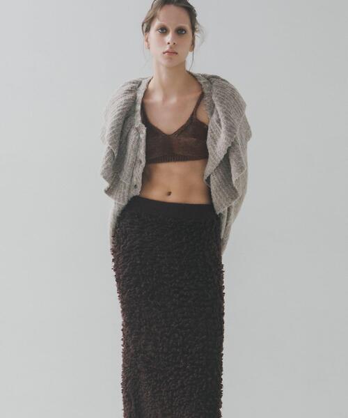 セール】frill frill knit cardigan（ニット/セーター）｜LAATO