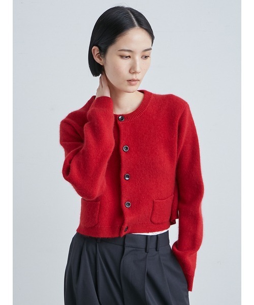 MIESROHE（ミースロエ）の「シャギーコンパクトカーディガン