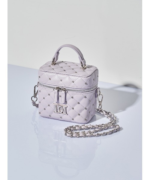 キルティングビジュースクエアミニバッグ（ショルダーバッグ）｜Darich