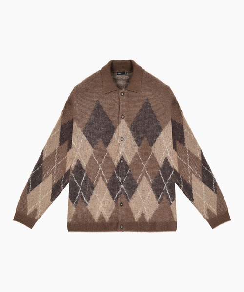 LAD MUSICIAN（ラッドミュージシャン）の「ARGYLE KNIT SHIRT（ニット